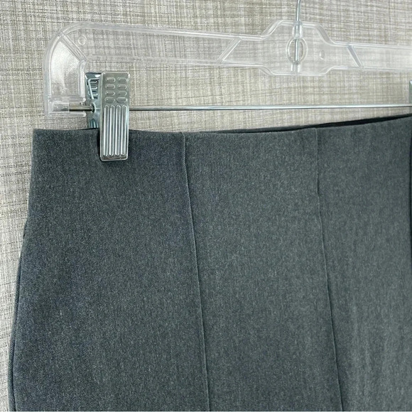 Loft Women's Size 12 High Rise Kick Crop Gray pants 2360 - Picture 4 of 12